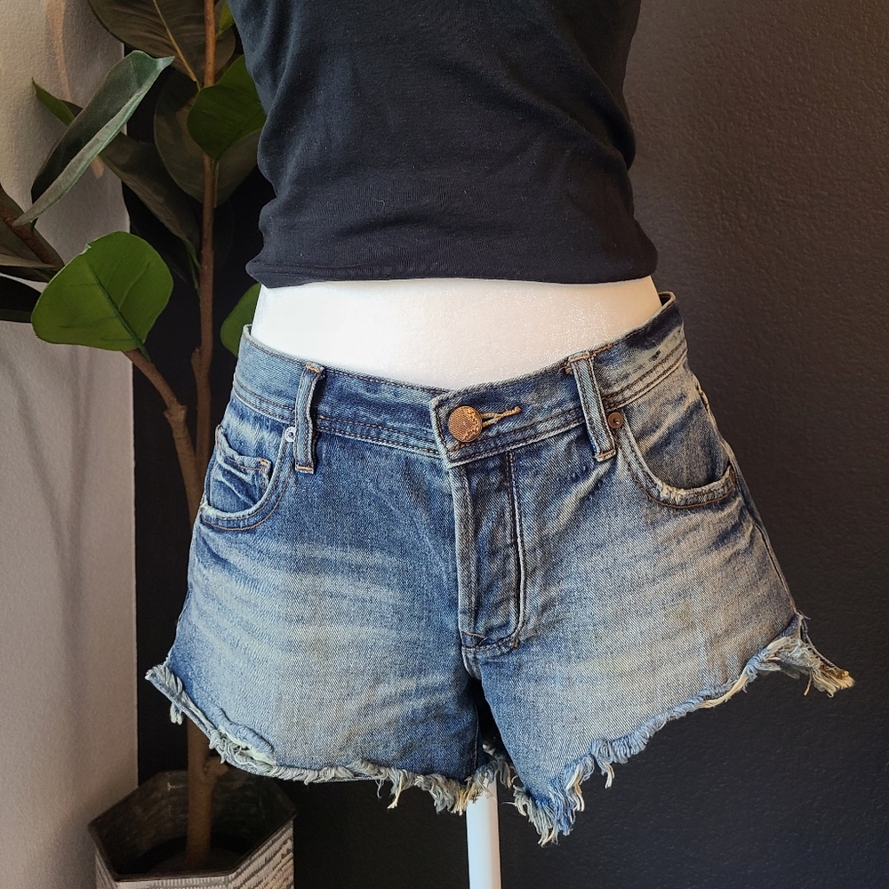 Free People Jean shorts